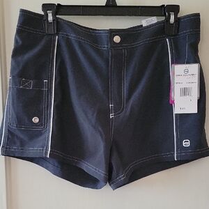 Free Country Gray Active Lined Shorts Sz Lg(12-14)